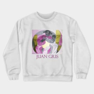 Seated Harlequin by Juan Gris Crewneck Sweatshirt